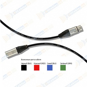 Кабель аудио 1xXLR - 1xXLR MrCable AIX-03-SC RED 3.0m