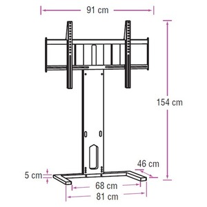 Тумба для ТВ BDI Arena TV Mount 9972