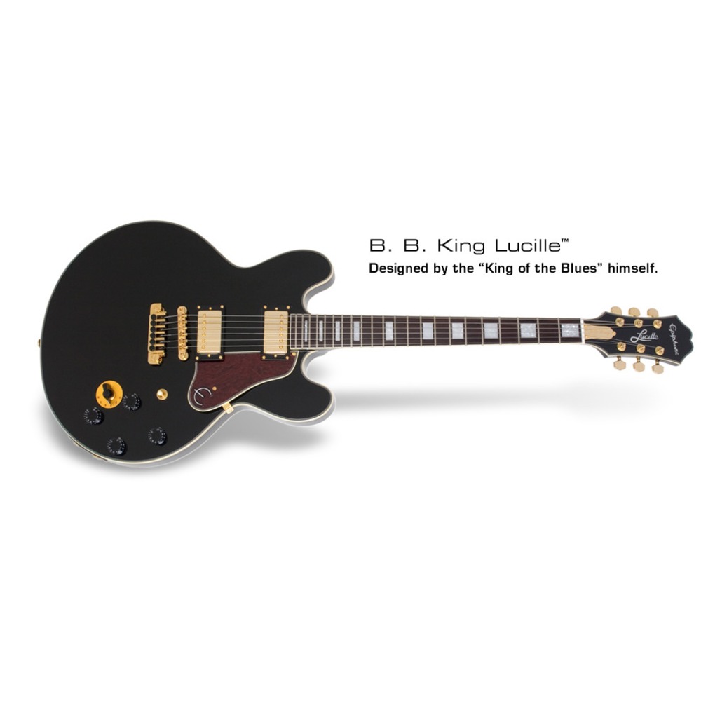 Электрогитара Epiphone B.B.KING LUCILLE EBONY GOLD HARDWARE