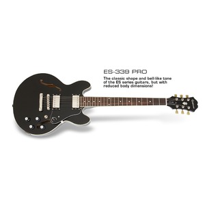 Гитара полуакустическая Epiphone ES-339 EBONY