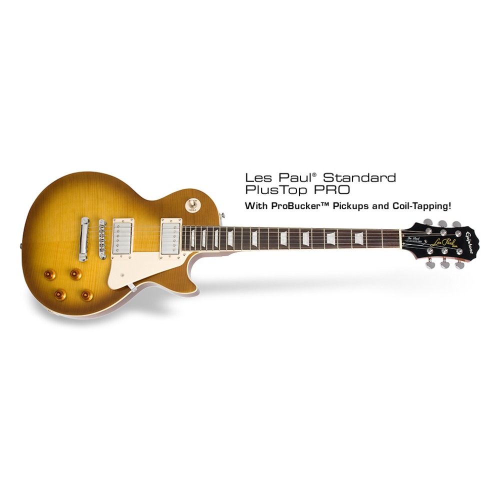 Электрогитара Les Paul Epiphone LES PAUL STANDARD PLUS TOP PRO HONEYBURST