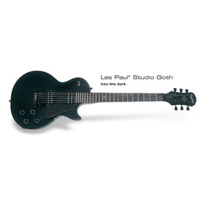 Электрогитара Les Paul Epiphone GOTHIC LES PAUL STUDIO BLACK SATIN