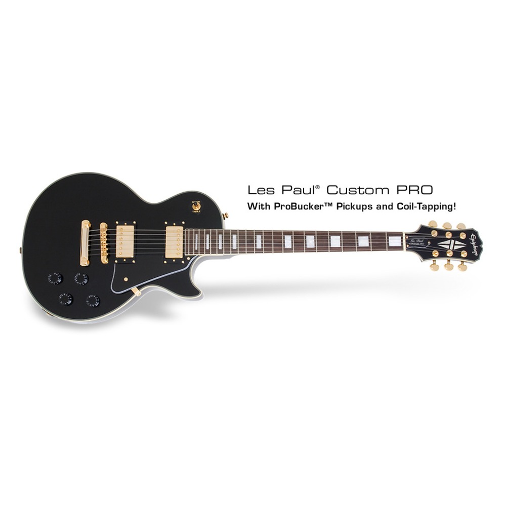 Электрогитара Les Paul Epiphone LES PAUL CUSTOM PRO EBONY