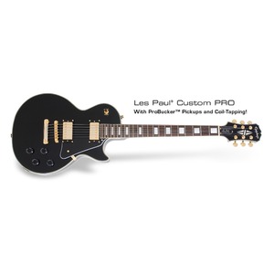 Электрогитара Les Paul Epiphone LES PAUL CUSTOM PRO EBONY