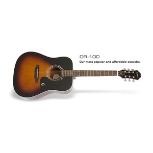 Акустическая гитара Epiphone DR-100 VINTAGE SUNBURST CH