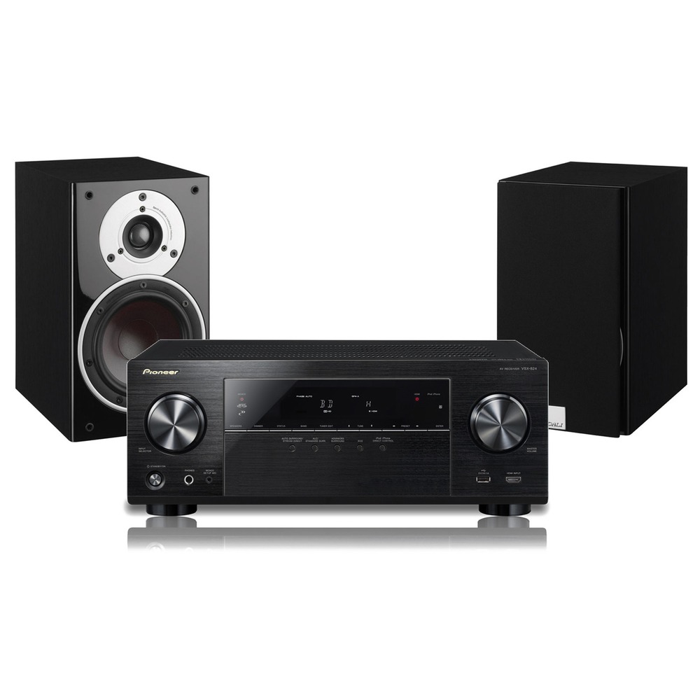 AV ресивер Pioneer VSX-824 + Dali Zensor 1 Black