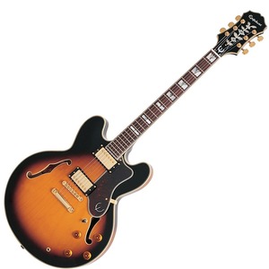Гитара полуакустическая Epiphone SHERATON II VINTAGE SUNBURST GOLD