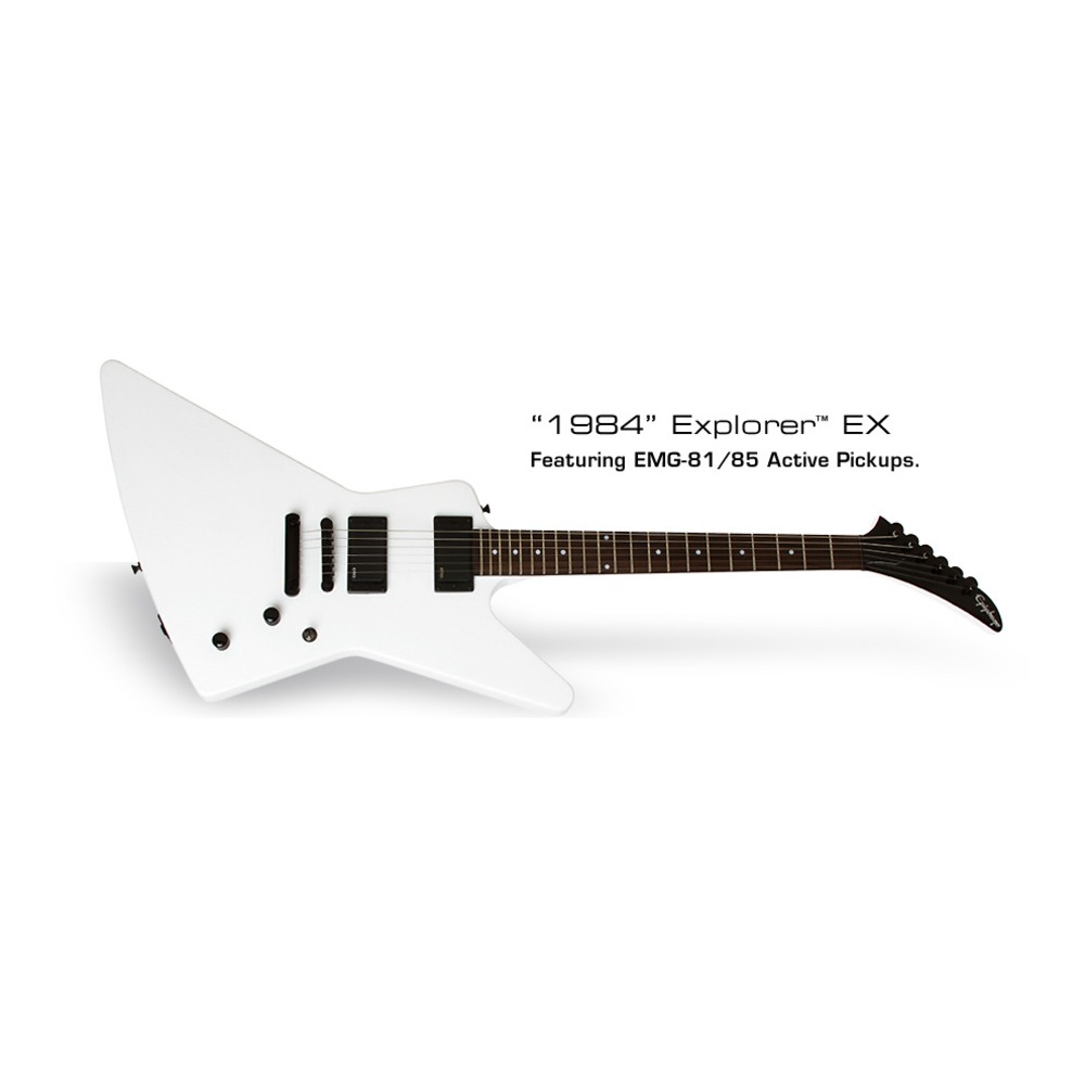 Epiphone 1984 explorer ex alpine white hotsell