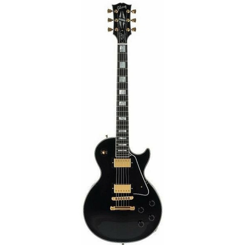 Электрогитара Gibson Custom Les Paul Custom Ebony Gold