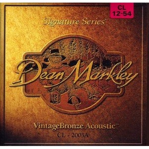 Струны для акустической гитары Dean Markley 2003A Vintage Bronze CL