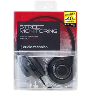 Наушники накладные классические Audio-Technica ATH-S300 BK