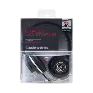 Наушники мониторные классические Audio-Technica ATH-S500 BK