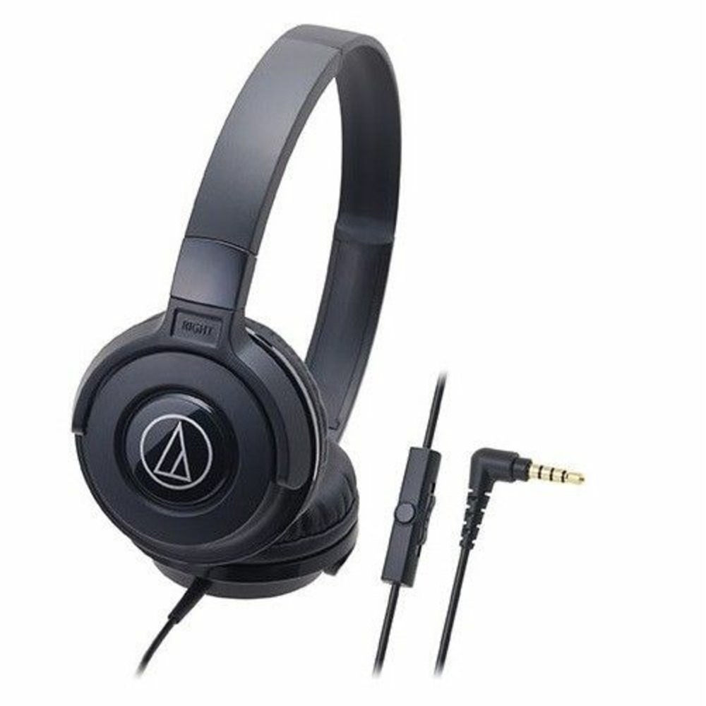 Наушники накладные классические Audio-Technica ATH-S100iS BK