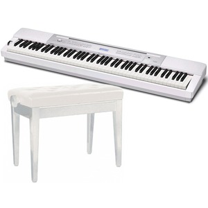 Пианино цифровое Casio Privia PX-350MWE + Vision AP-5102 White