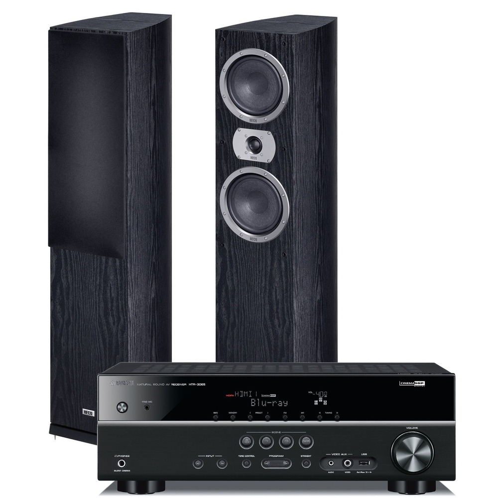 AV ресивер Yamaha HTR 3065 +HECO Victa Prime 502 Black