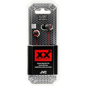 Наушники внутриканальные классические JVC HA-FX101-R