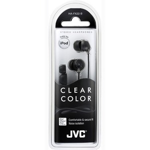 Наушники внутриканальные классические JVC HA-FX22-B