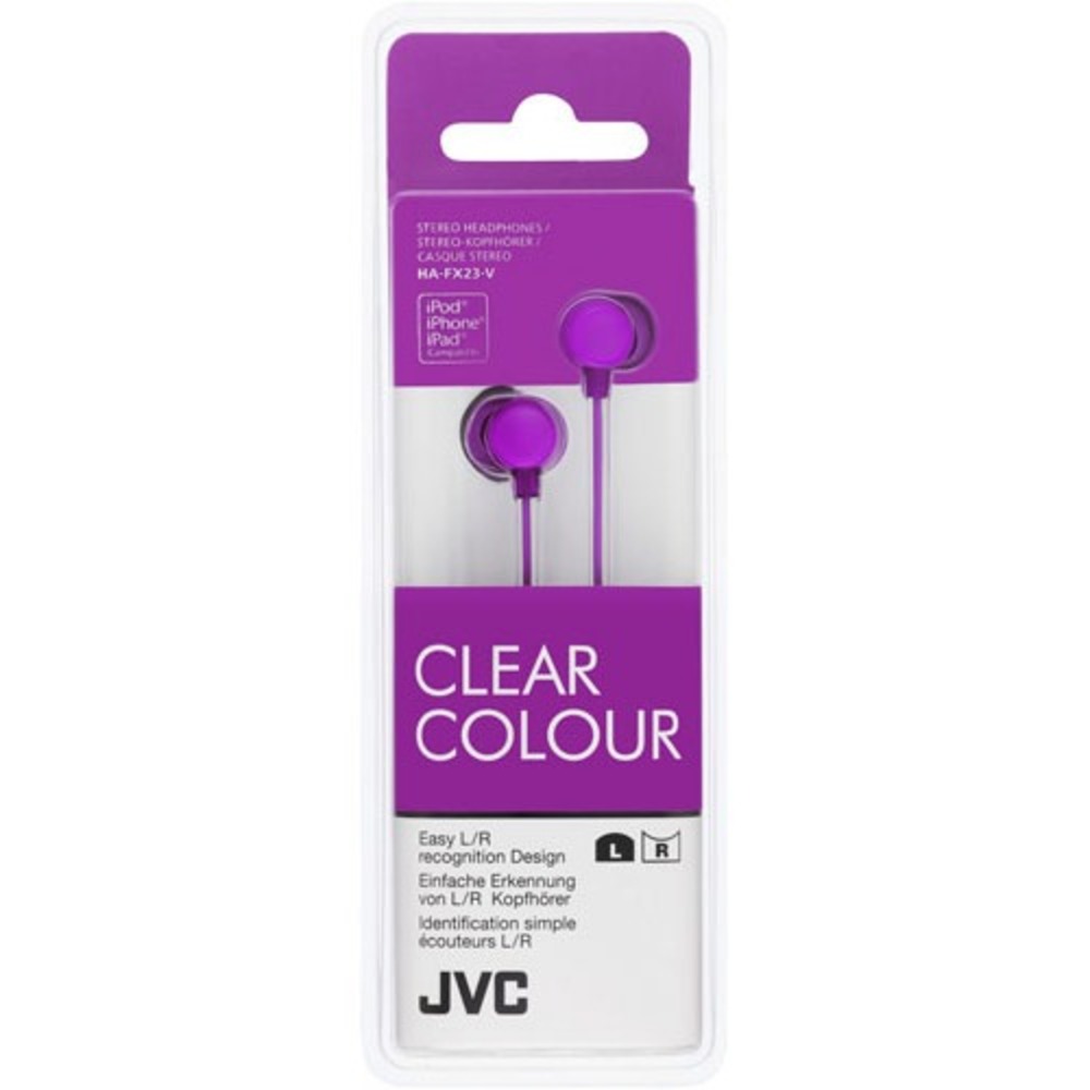 Наушники внутриканальные классические JVC HA-FX23-V
