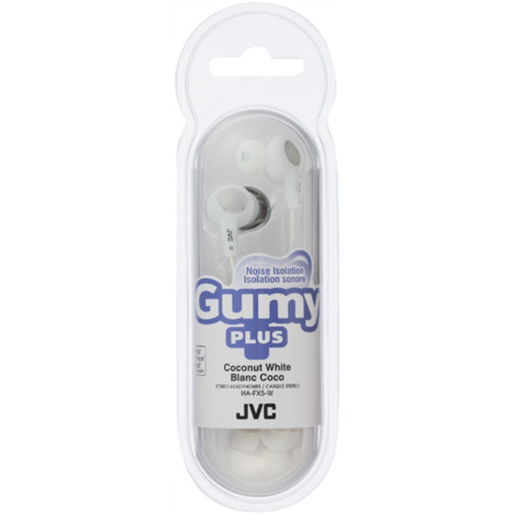 Наушники внутриканальные классические JVC HA-FX5-W