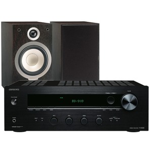Комплект акустических систем Onkyo TX 8020 + Tannoy V1 Dark Walnut