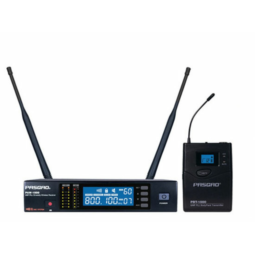 Радиосистема с поясным передатчиком PASGAO PAW1000+PBT1000