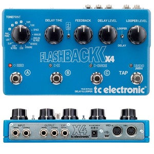 Гитарная педаль эффектов/ примочка Tc Electronic Flashback X4 Delay Looper Toneprint