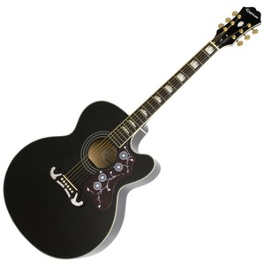 Электроакустическая гитара Epiphone Ej-200ce Black Gld