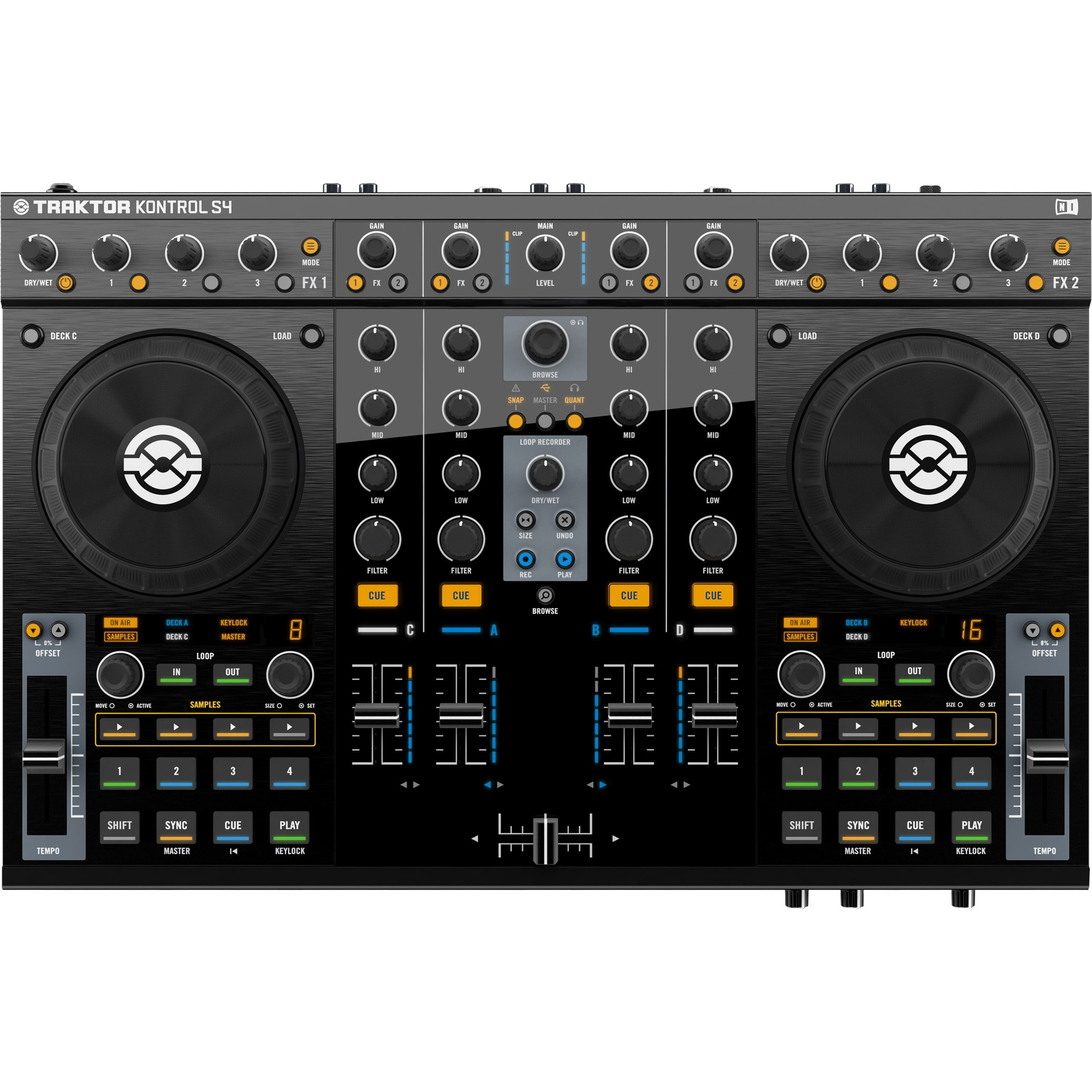 Native kontrol. Traktor s4 mk1. Контроллер Traktor s4. Kontrol s4 mk2. Native instruments Traktor kontrol s4.
