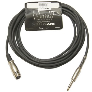 Кабель аудио 1xJack - 1xXLR Invotone ACM1005BK 5.0m