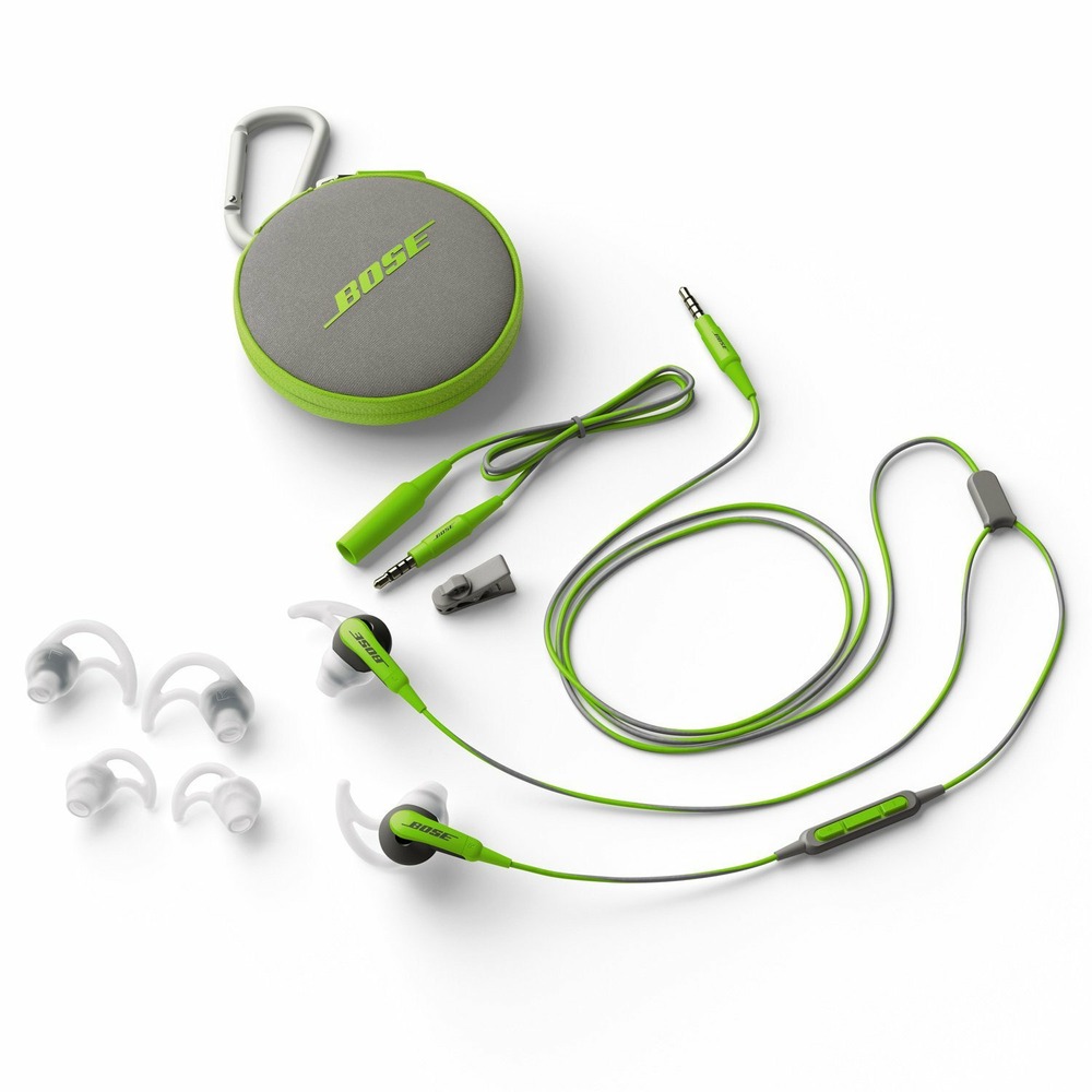 Наушники внутриканальные для спорта Bose SoundSport In-ear (iOS) Green