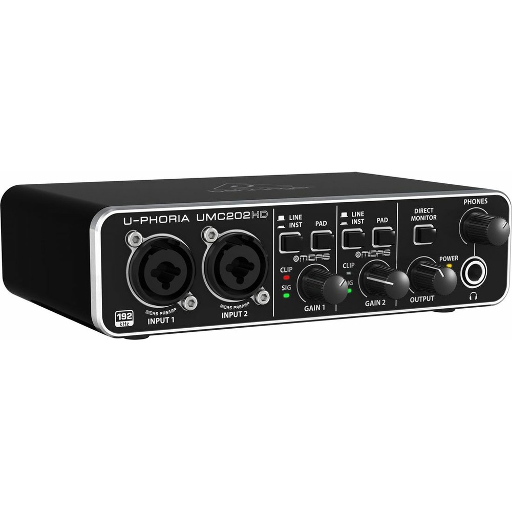 Внешняя звуковая карта с USB Behringer UMC202HD