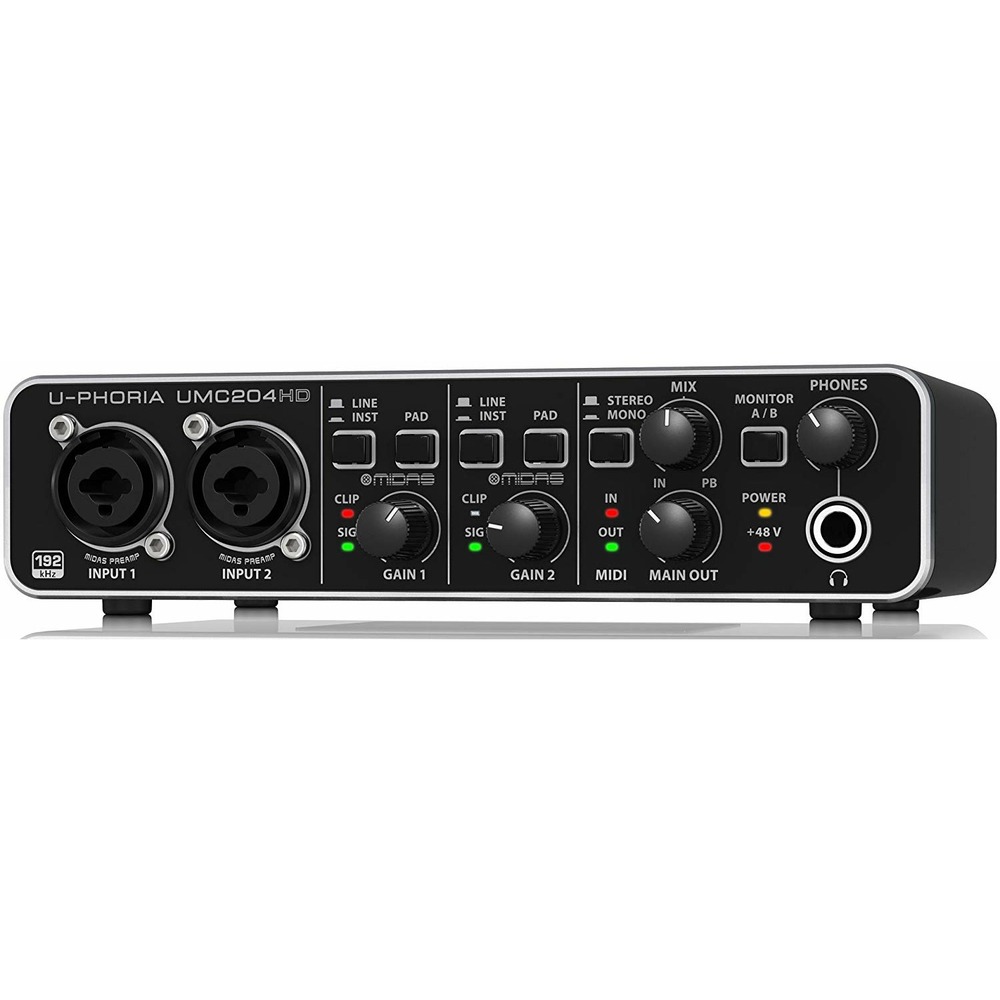 Внешняя звуковая карта с USB Behringer UMC204HD