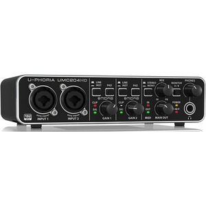 Внешняя звуковая карта с USB Behringer UMC204HD