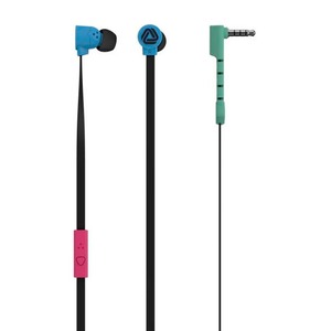 Наушники внутриканальные классические COLOUD POP Blocks Black/Cyan