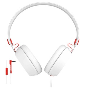 Наушники накладные классические COLOUD BOOM Blocks White/Red