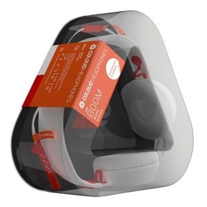 Наушники накладные классические COLOUD BOOM Blocks White/Red