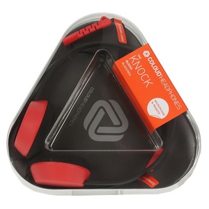Наушники накладные классические COLOUD KNOCK Blocks Black/Red