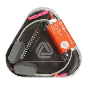 Наушники накладные классические COLOUD KNOCK Blocks Gray/Red