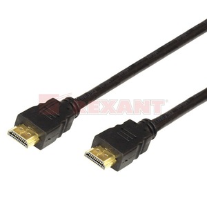 Кабель HDMI - HDMI Rexant 17-6202 HDMI Gold (1 штука) 1.0m
