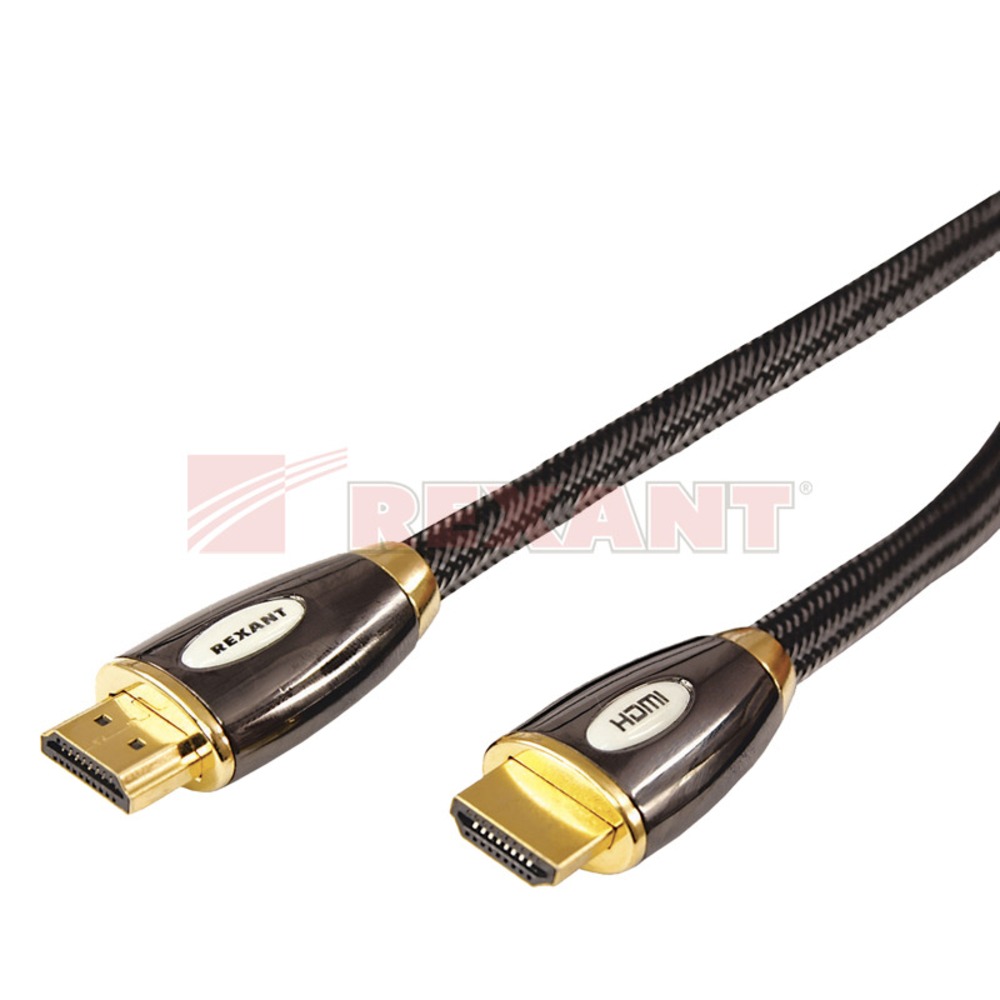 Кабель HDMI - HDMI Rexant 17-6504 HDMI Gold (1 штука) 2.0m