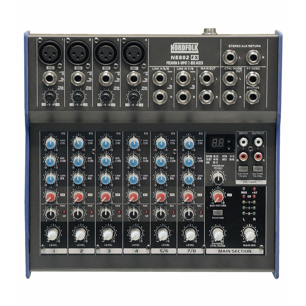 Аналоговый микшер NORDFOLK NE802FX