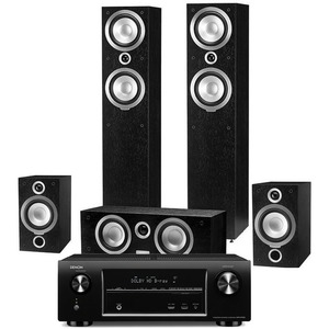 Домашний кинотеатр Denon AVR-X1000 + Tannoy Mercury V4 5.0 Dark Walnut