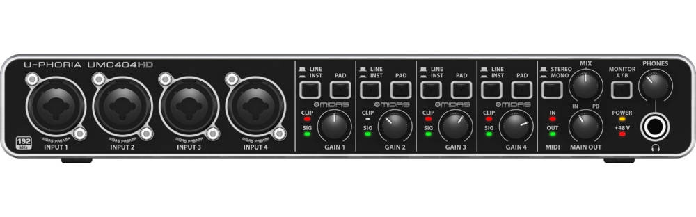 Звуковая карта беренджер umc204