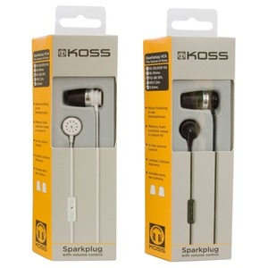 Наушники внутриканальные классические KOSS Sparkplug Black