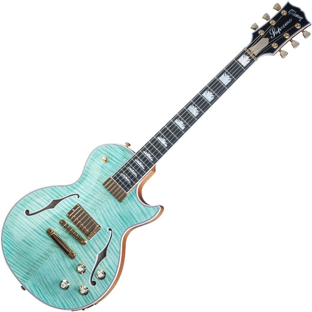 Электрогитара Les Paul Gibson USA Les Paul Supreme 2015 Seafoam Green