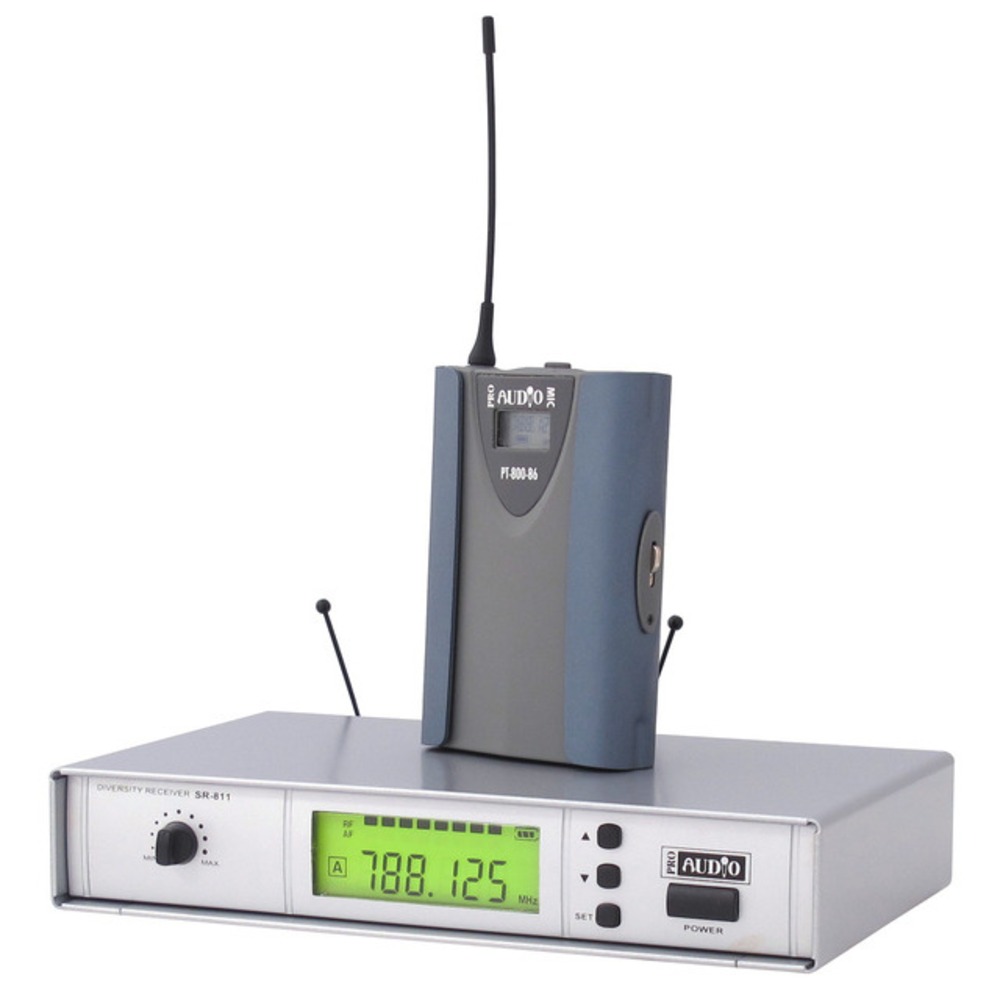 Радиосистема с поясным передатчиком ProAudio WS-811PT