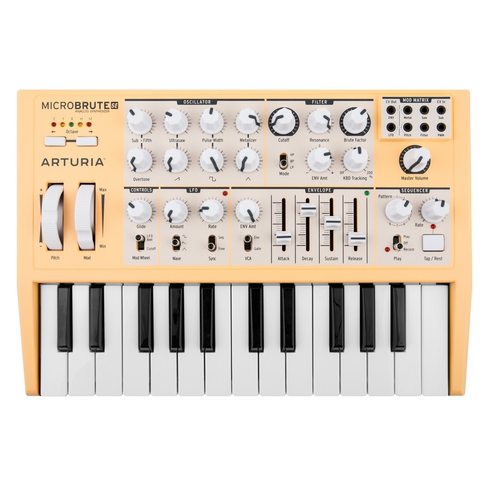 Аналоговый синтезатор Arturia MicroBrute SE Orange