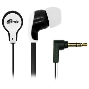 Наушники внутриканальные классические Ritmix RH-183 Black+White