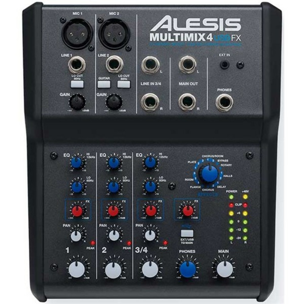 Аналоговый микшер ALESIS MULTIMIX 4 USB FX