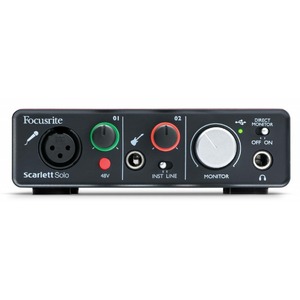 Внешняя звуковая карта с USB FOCUSRITE Scarlett Solo